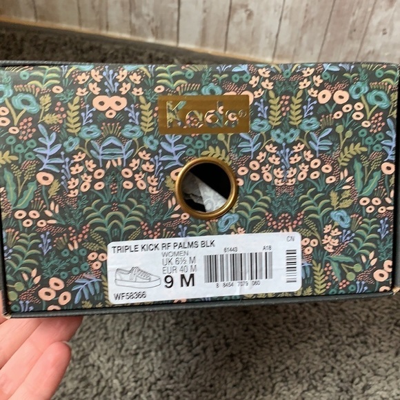 𝅺keds x Rifle Paper Triple Kick Palm Espadrilles - Picture 11 of 11